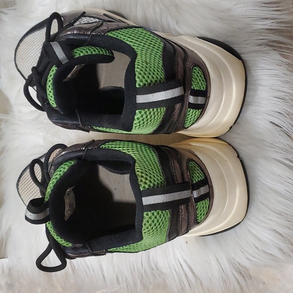 Dior homme green silver sneakers size 38 us 8 - Picture 12 of 17